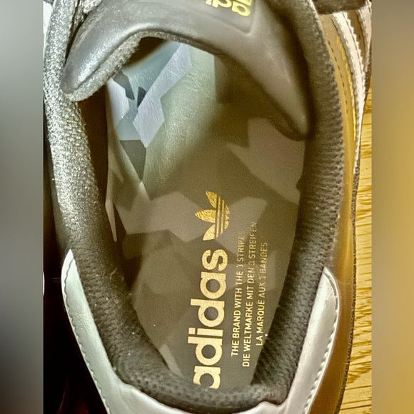 adidas Black and White Superstar Sneakers - Picture 6 of 8